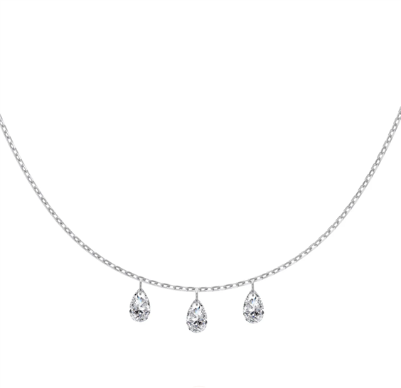 Necklace CikOrefice Gioielli Woman in Silver Cubic Zirconia NSGLR40 - NSGLR40